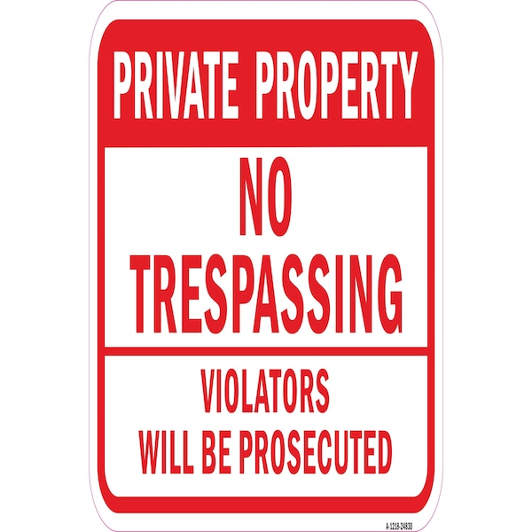 Signmission Safety Sign, 12 in Height, Aluminum, 24830 A-1218-24830 - main